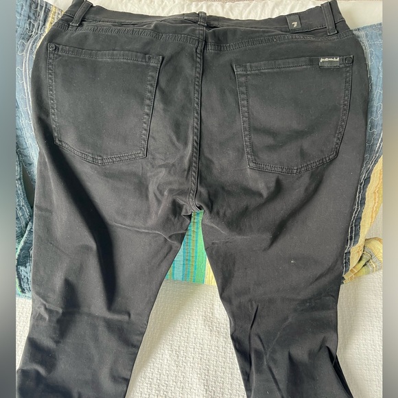 7 for all mankind men’s black jeans size 33 - Picture 6 of 8
